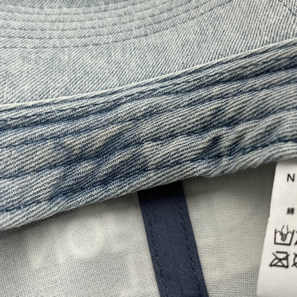 THE NORTH FACE ノースフェイス NN02044 ブリーチ デニム ロゴ キャップ インディゴブルー系【中古】