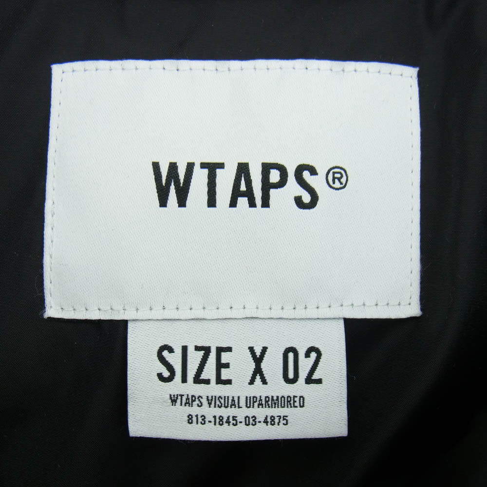 WTAPS ダブルタップス 25SS 251TQDT-JKM01 CHIEF JACKET NYCO TWILL CORDURA チーフ ジャケット ニコ ツイル コーデュラ ブラック系 2【中古】