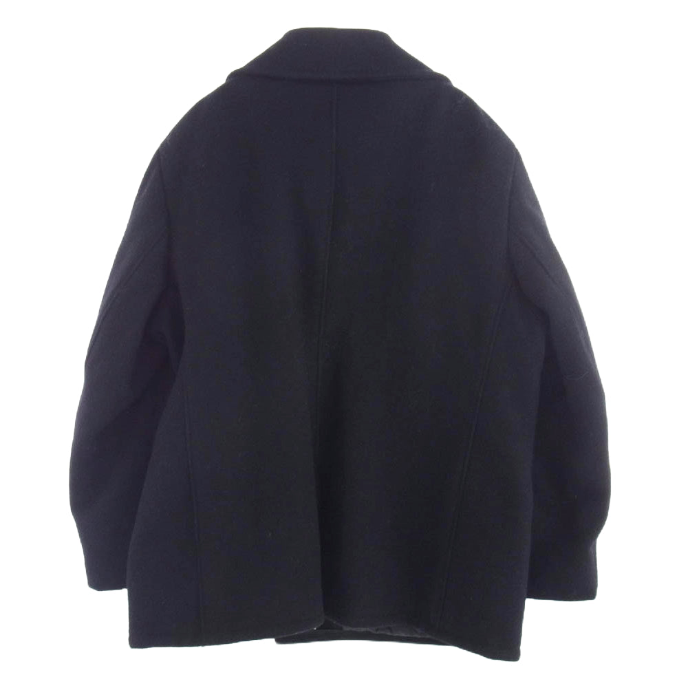 schott ショット USA製 740 US PEA COAT P コート ピーコート ブラック系 50【中古】