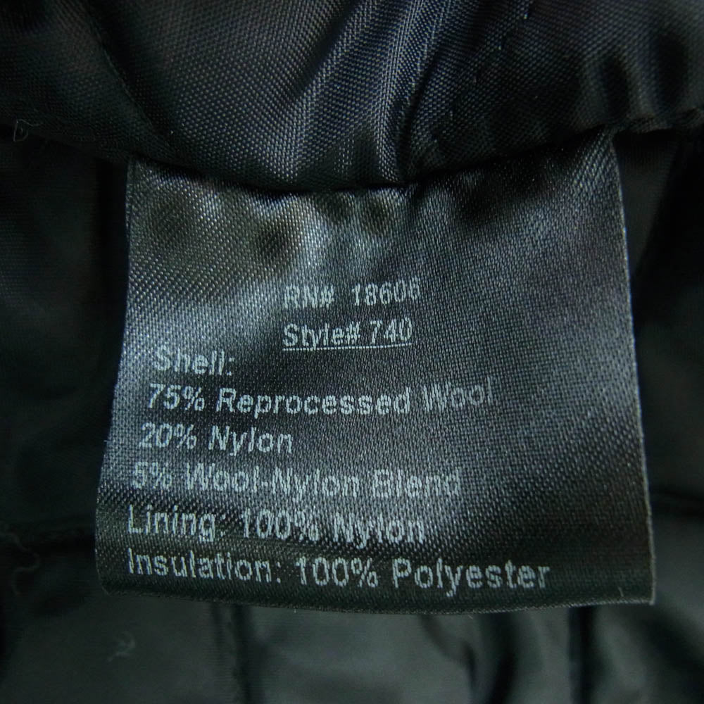 schott ショット USA製 740 US PEA COAT P コート ピーコート ブラック系 50【中古】