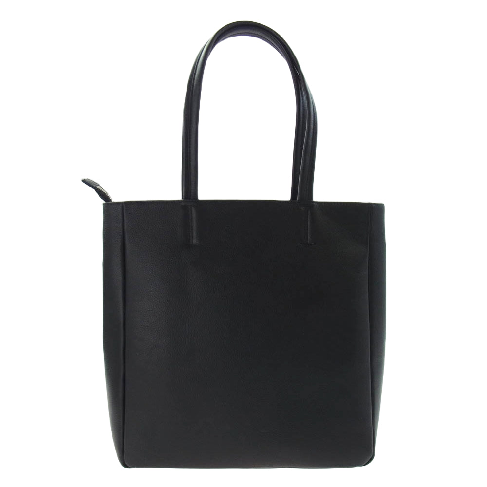 SHIPS シップス ヴァーティカル トート バッグ ブラック系【中古】