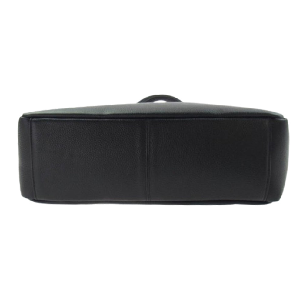 SHIPS シップス ヴァーティカル トート バッグ ブラック系【中古】