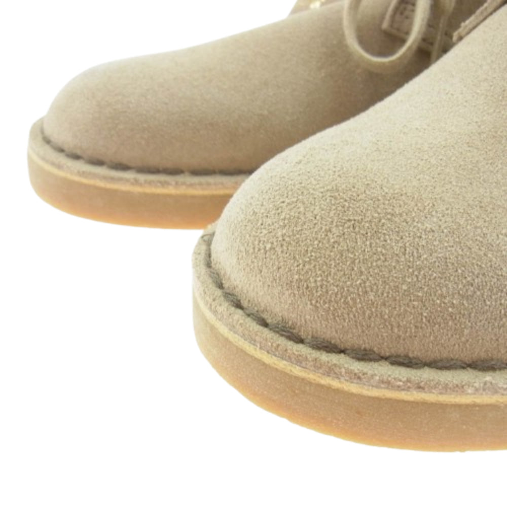 Clarks クラークス 11826 Desert Boot スウェード デザート ブーツ ベージュ系 UK10G【美品】【中古】