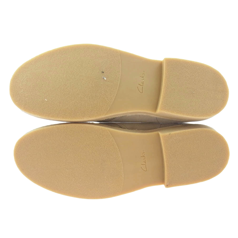 Clarks クラークス 11826 Desert Boot スウェード デザート ブーツ ベージュ系 UK10G【美品】【中古】