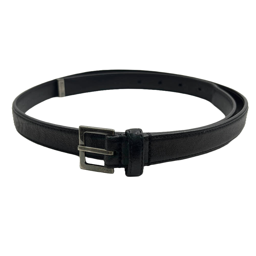 SAINT LAURENT サンローラン VCT479387 レザー ベルト ブラック系【中古】