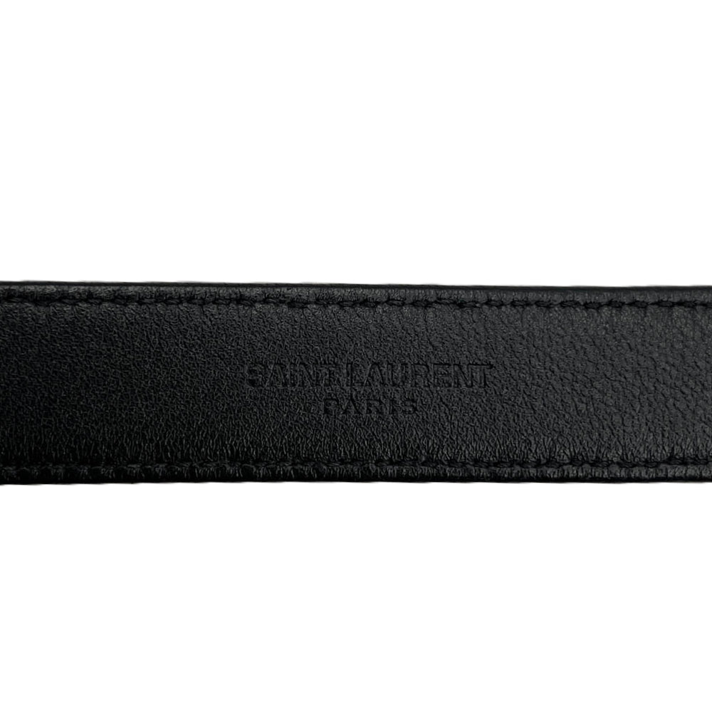 SAINT LAURENT サンローラン VCT479387 レザー ベルト ブラック系【中古】
