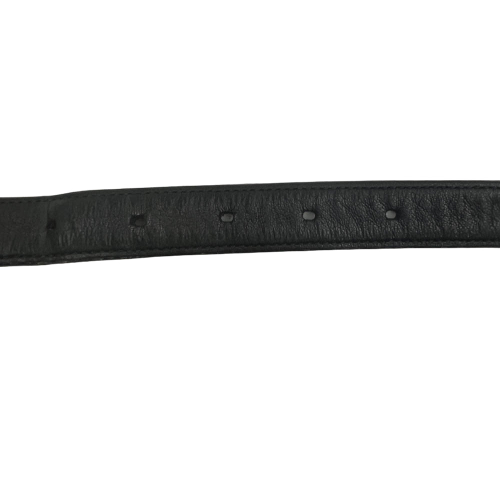 SAINT LAURENT サンローラン VCT479387 レザー ベルト ブラック系【中古】