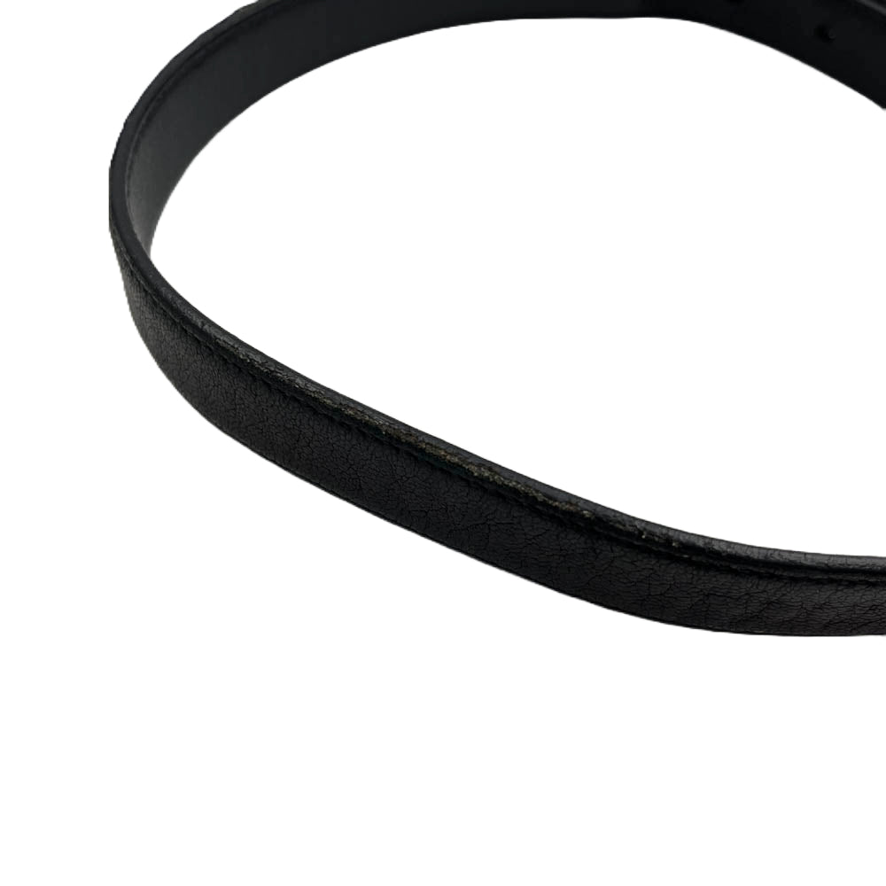 SAINT LAURENT サンローラン VCT479387 レザー ベルト ブラック系【中古】