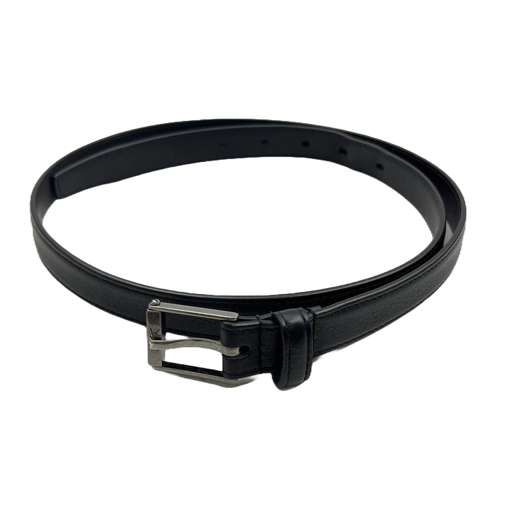 SAINT LAURENT サンローラン GRZ4793988 ロゴ バックル レザー ベルト ブラック系【中古】