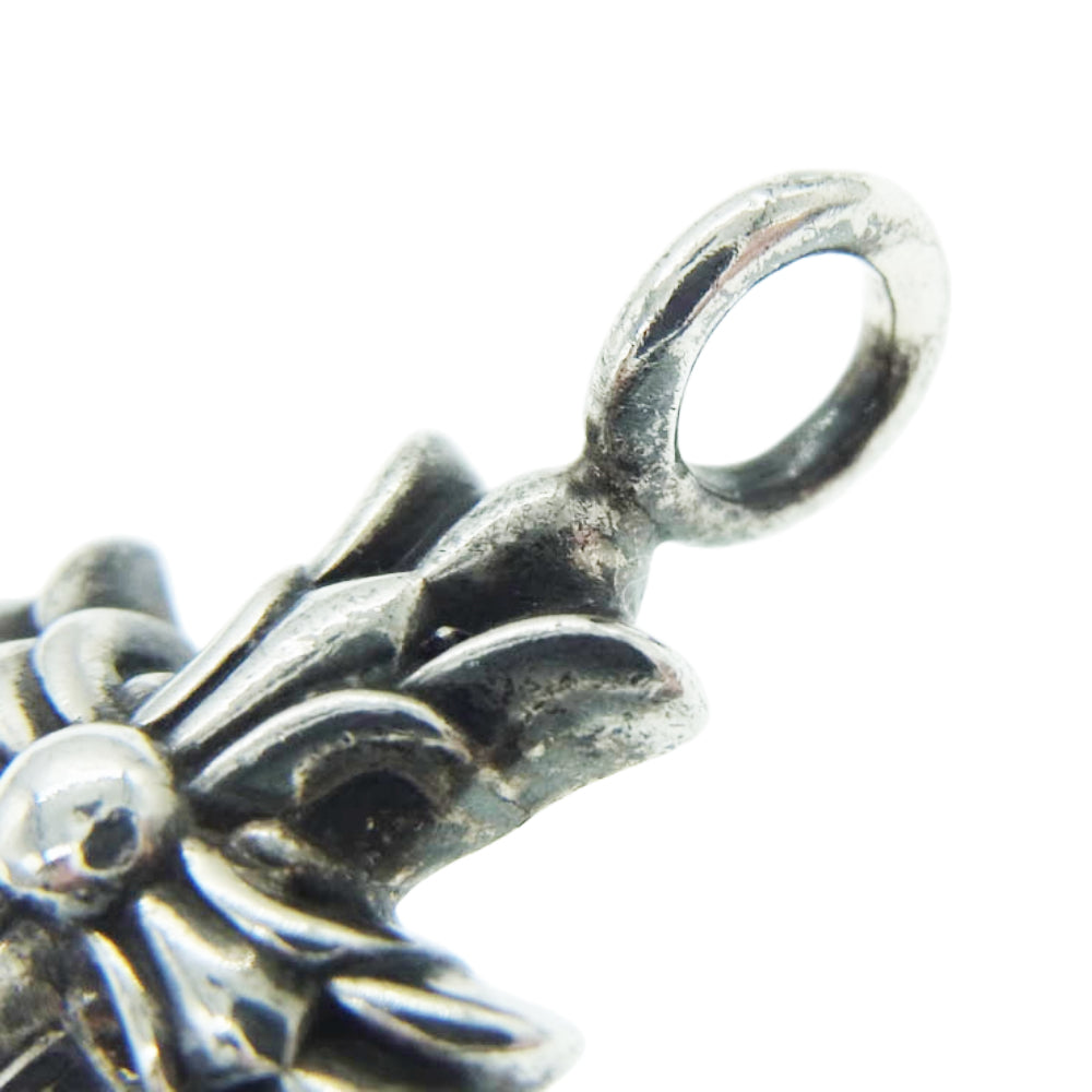 CHROME HEARTS クロムハーツ（原本無） DBL CH CRS ダブル CHクロス チャーム シルバー ペンダントトップ シルバー系【中古】