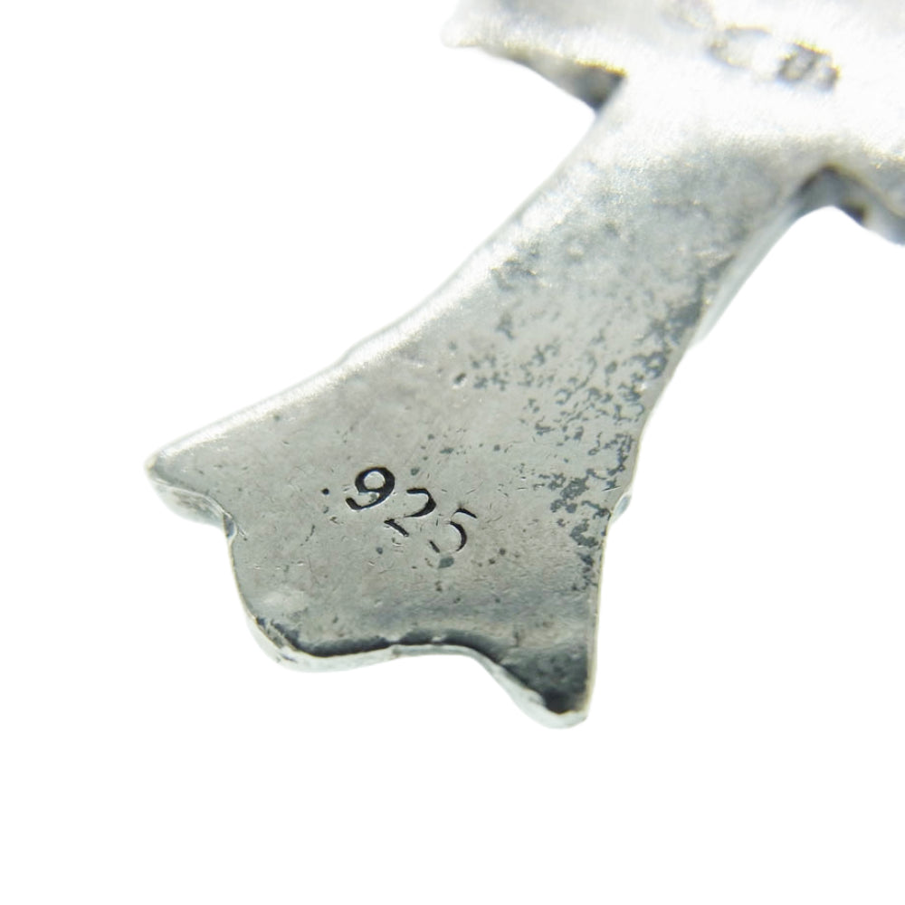 CHROME HEARTS クロムハーツ（原本無） DBL CH CRS ダブル CHクロス チャーム シルバー ペンダントトップ シルバー系【中古】