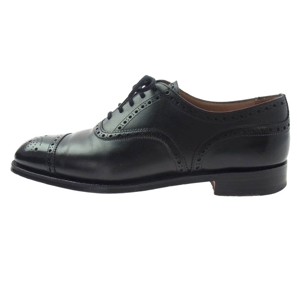 JOSEPH CHEANEY ジョセフチーニー 23AW J051880-005 BEAMS F 45周年 cheaney attache calf セミブローグ シューズ ブラック系 7【中古】