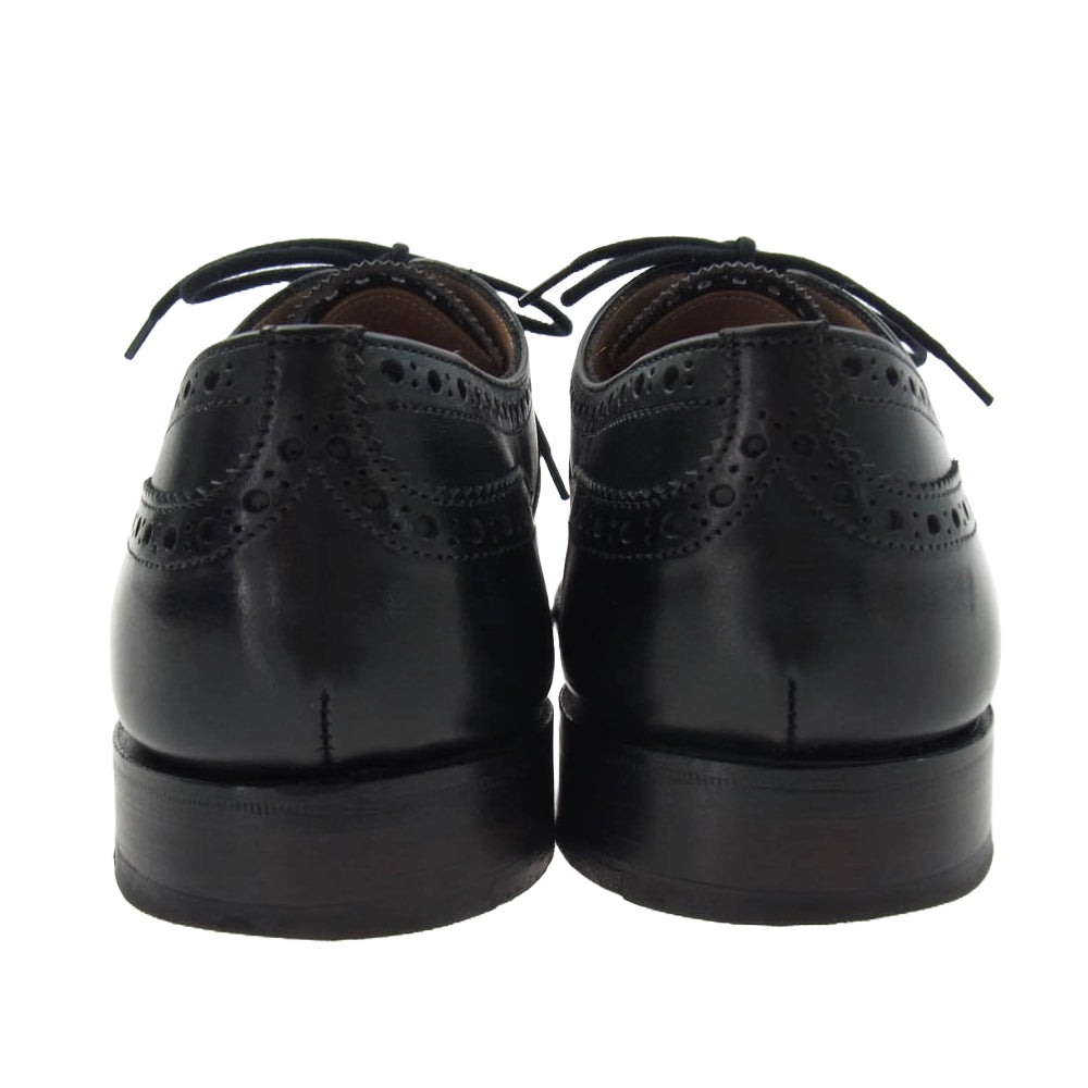 JOSEPH CHEANEY ジョセフチーニー 23AW J051880-005 BEAMS F 45周年 cheaney attache calf セミブローグ シューズ ブラック系 7【中古】