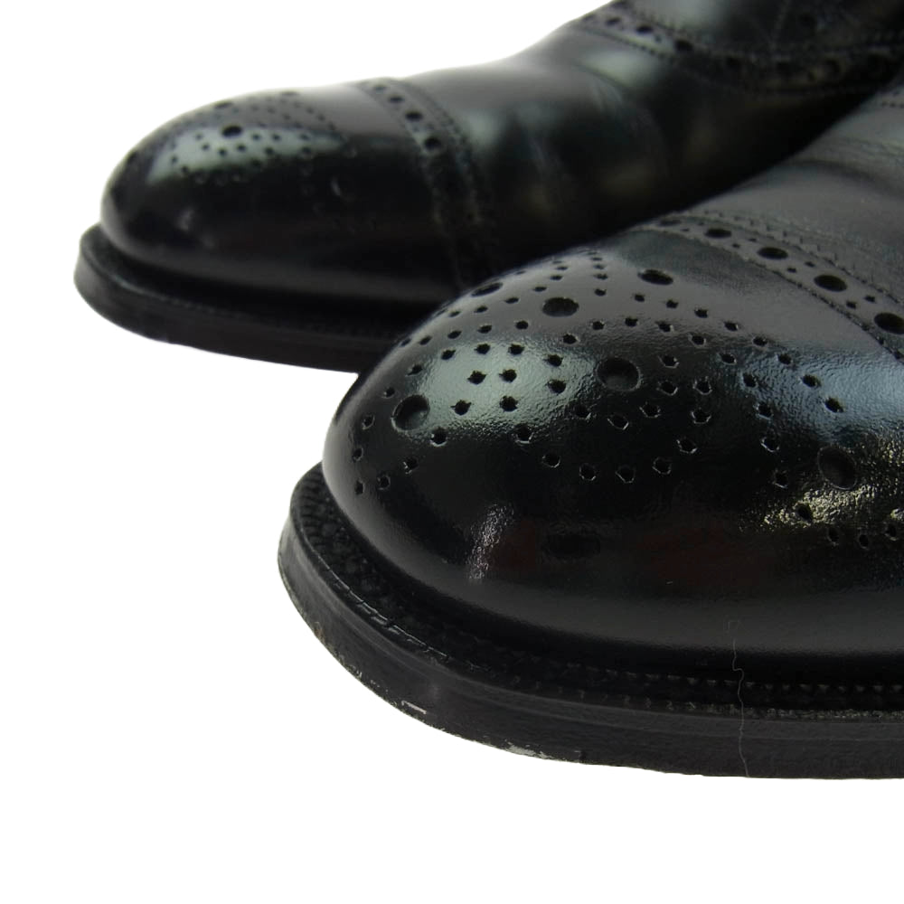 JOSEPH CHEANEY ジョセフチーニー 23AW J051880-005 BEAMS F 45周年 cheaney attache calf セミブローグ シューズ ブラック系 7【中古】