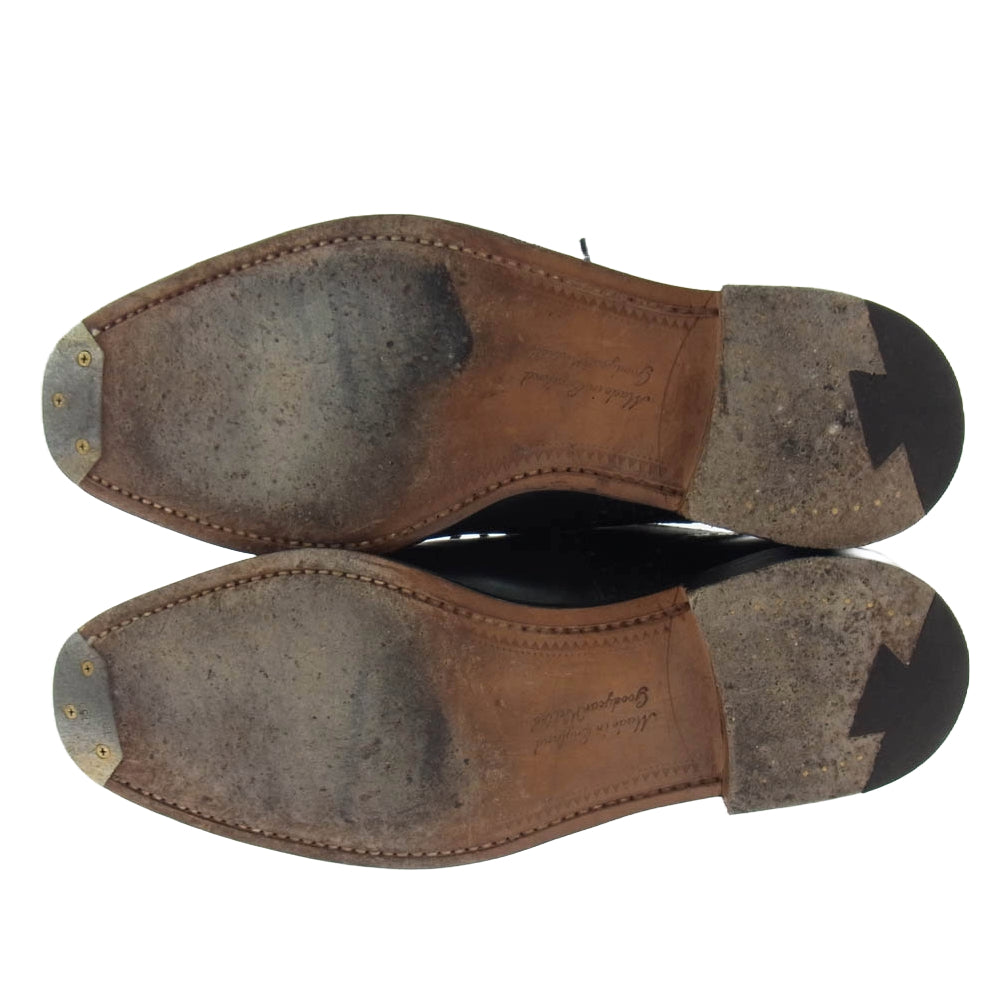 JOSEPH CHEANEY ジョセフチーニー 23AW J051880-005 BEAMS F 45周年 cheaney attache calf セミブローグ シューズ ブラック系 7【中古】