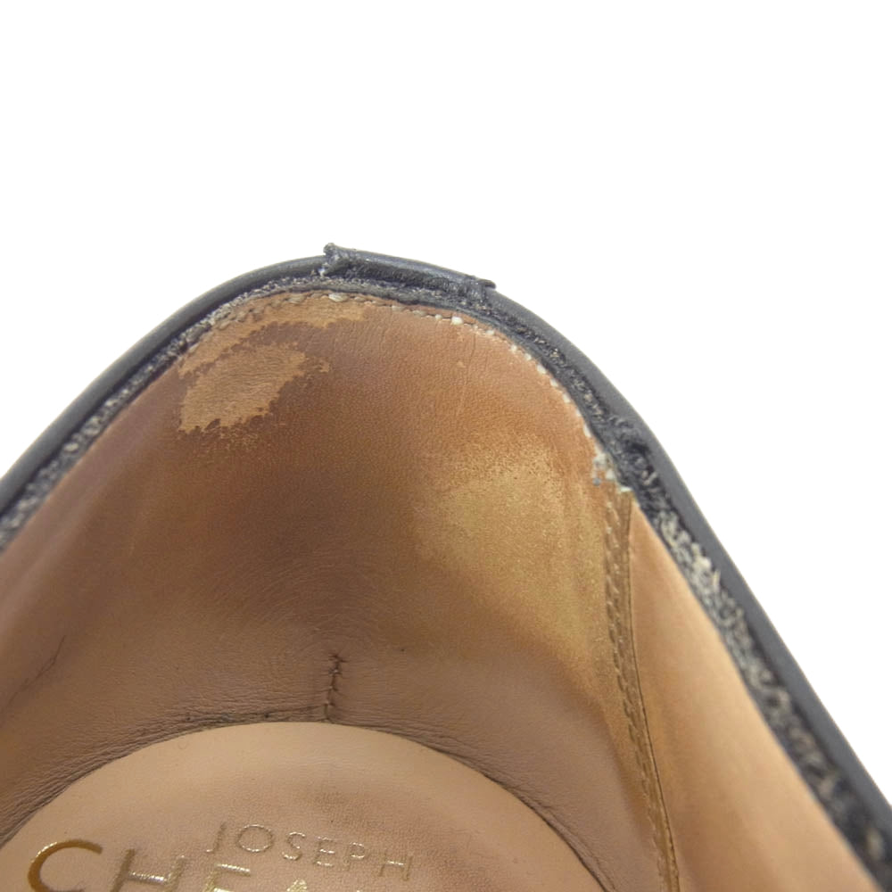 JOSEPH CHEANEY ジョセフチーニー 23AW J051880-005 BEAMS F 45周年 cheaney attache calf セミブローグ シューズ ブラック系 7【中古】