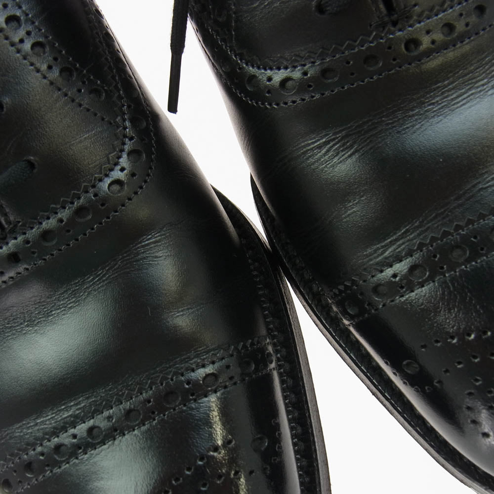 JOSEPH CHEANEY ジョセフチーニー 23AW J051880-005 BEAMS F 45周年 cheaney attache calf セミブローグ シューズ ブラック系 7【中古】