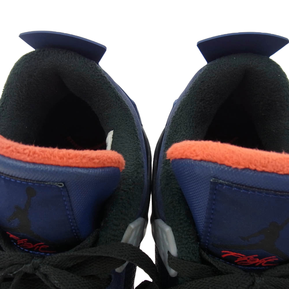 NIKE ナイキ CQ9597-401 Air Jordan 4 Retro WNTR Loyal Blue White Black エアジョーダン4 レトロ ロイヤルブルー ホワイト ブラック ローカット スニーカー ネイビー系 28cm【中古】