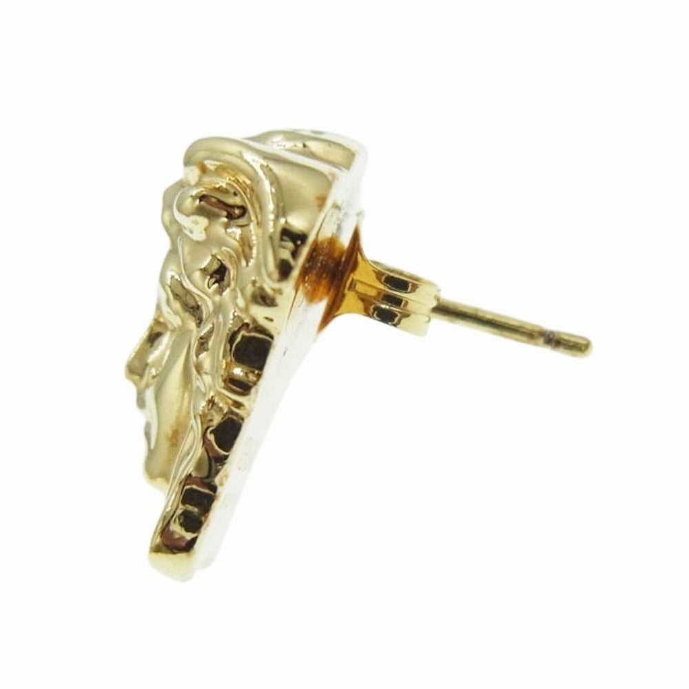 VERSACE ヴェルサーチ DG2E533 MEDUSA HEAD EARRINGS メドゥーサ ヘッド スタッド ピアス ゴールド系【中古】