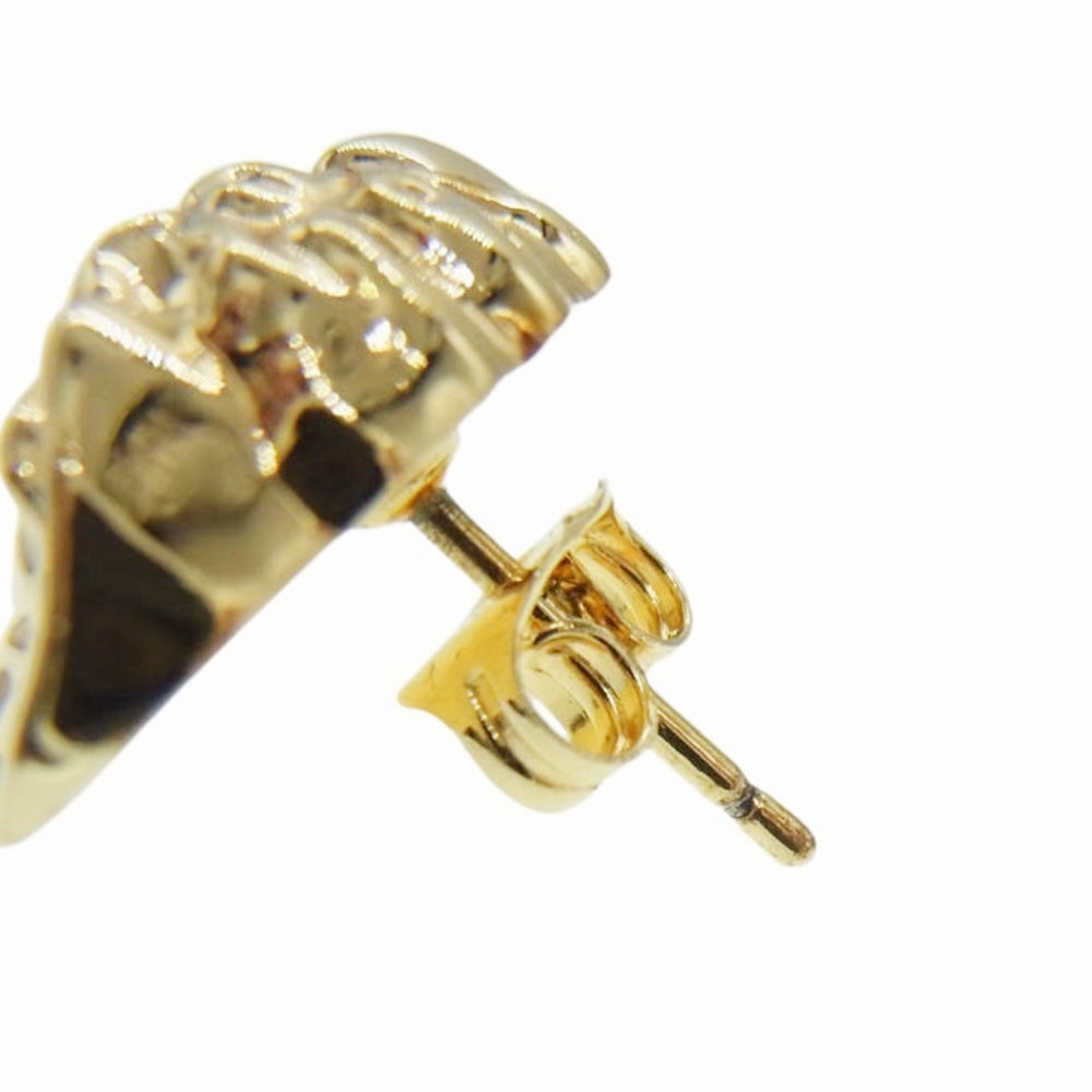 VERSACE ヴェルサーチ DG2E533 MEDUSA HEAD EARRINGS メドゥーサ ヘッド スタッド ピアス ゴールド系【中古】