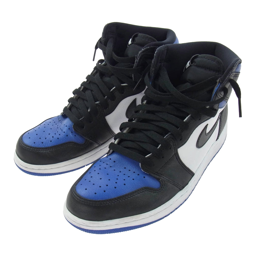 NIKE ナイキ 555088-041 Air Jordan 1 Retro High OG Royal Toe 2020 エアジョーダン レトロ ハイ ロイヤル トゥ ハイカット スニーカー ブルー系 27.5cm【中古】