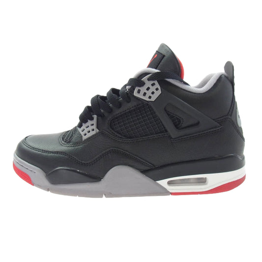 NIKE ナイキ FV5029-006 Air Jordan 4 Retro Bred Reimagined エアジョーダン4 レトロ ブレッド リイマジンド ローカット スニーカー ブラック系 27.5cm【中古】