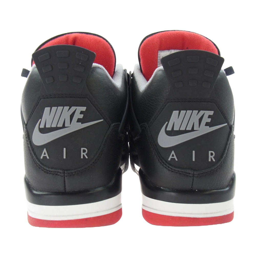 NIKE ナイキ FV5029-006 Air Jordan 4 Retro Bred Reimagined エアジョーダン4 レトロ ブレッド リイマジンド ローカット スニーカー ブラック系 27.5cm【中古】