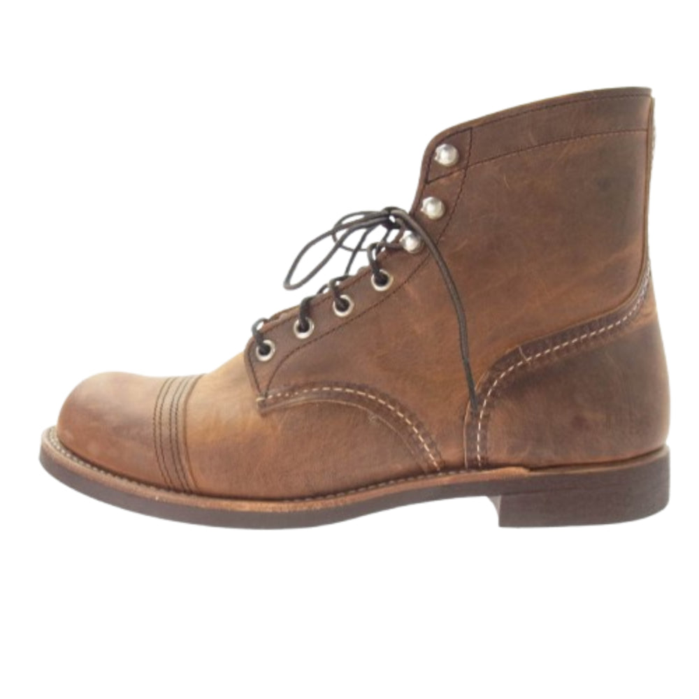 RED WING レッドウィング 8085 Iron Ranger アイアン レンジャー ブラウン系 8.5D【中古】
