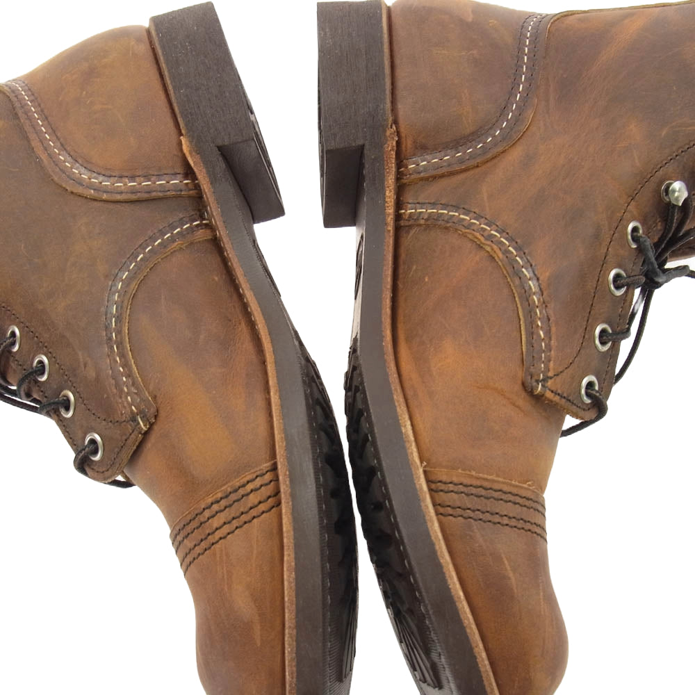 RED WING レッドウィング 8085 Iron Ranger アイアン レンジャー ブラウン系 8.5D【中古】
