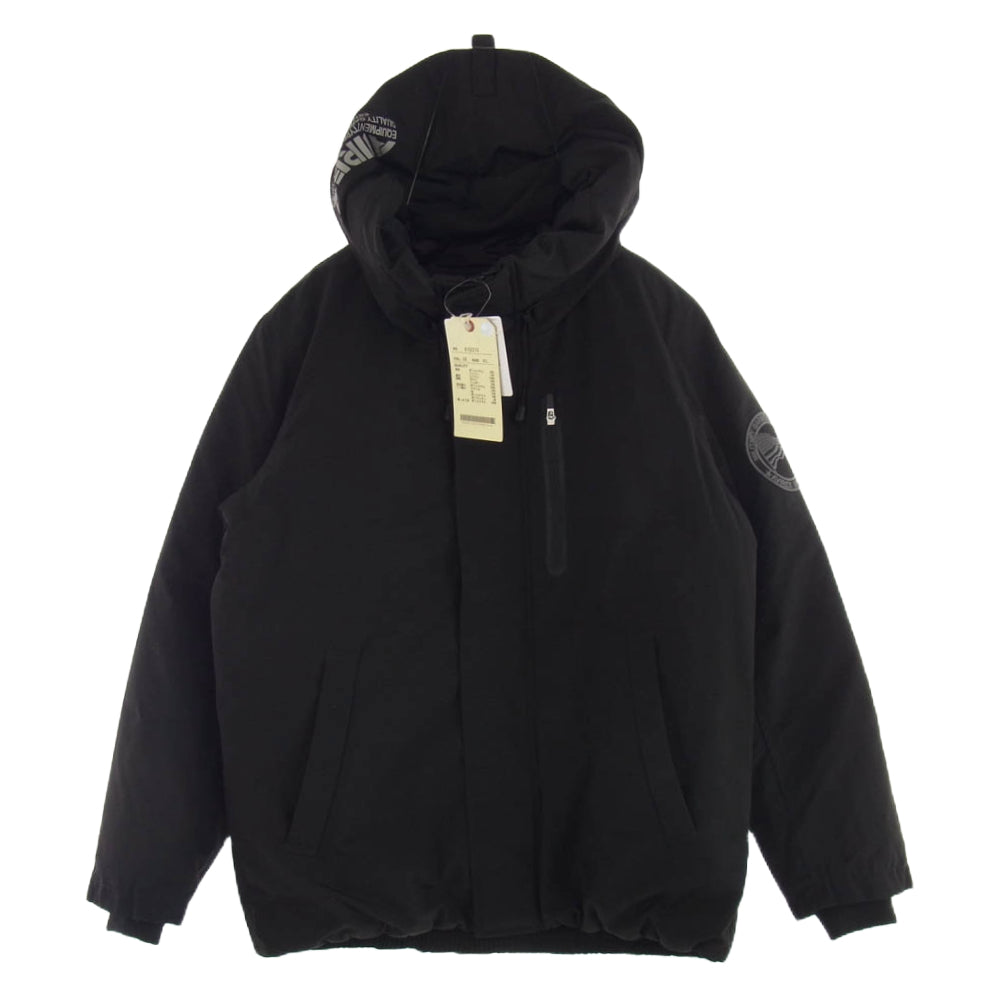 6102210 MILITARY FUNCTION DOWN 2 ミリタリー ファンクション ダウン ジャケット ブラック系 XL【中古】