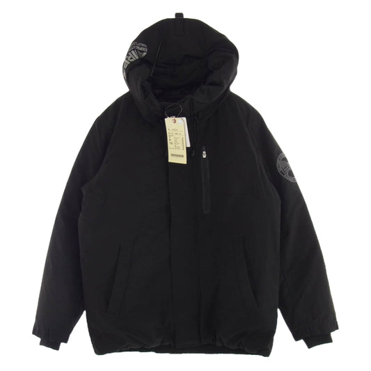 6102210 MILITARY FUNCTION DOWN 2 ミリタリー ファンクション ダウン ジャケット ブラック系 XL【中古】