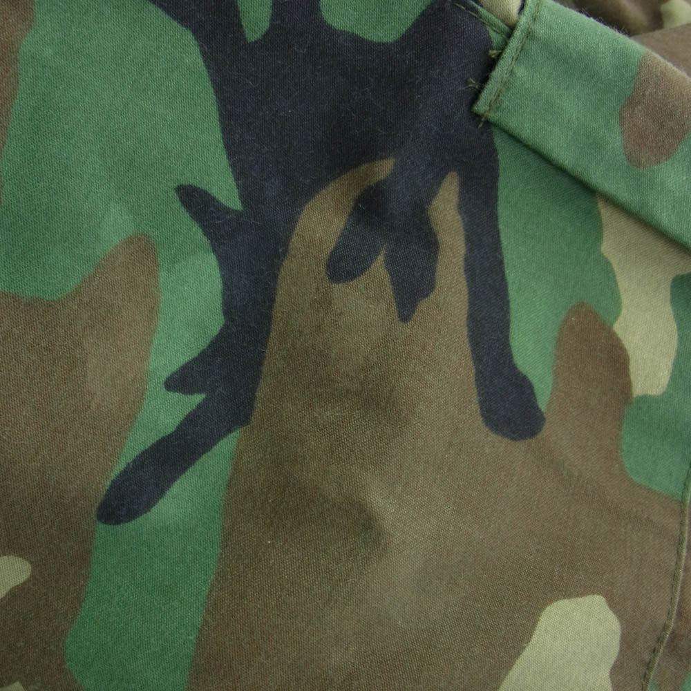 ALPHA アルファ 8415-01-228-1319 COLD WEATHER PARKA CAMO カモフラ 迷彩 ミリタリー ジャケット カーキ系 L【中古】