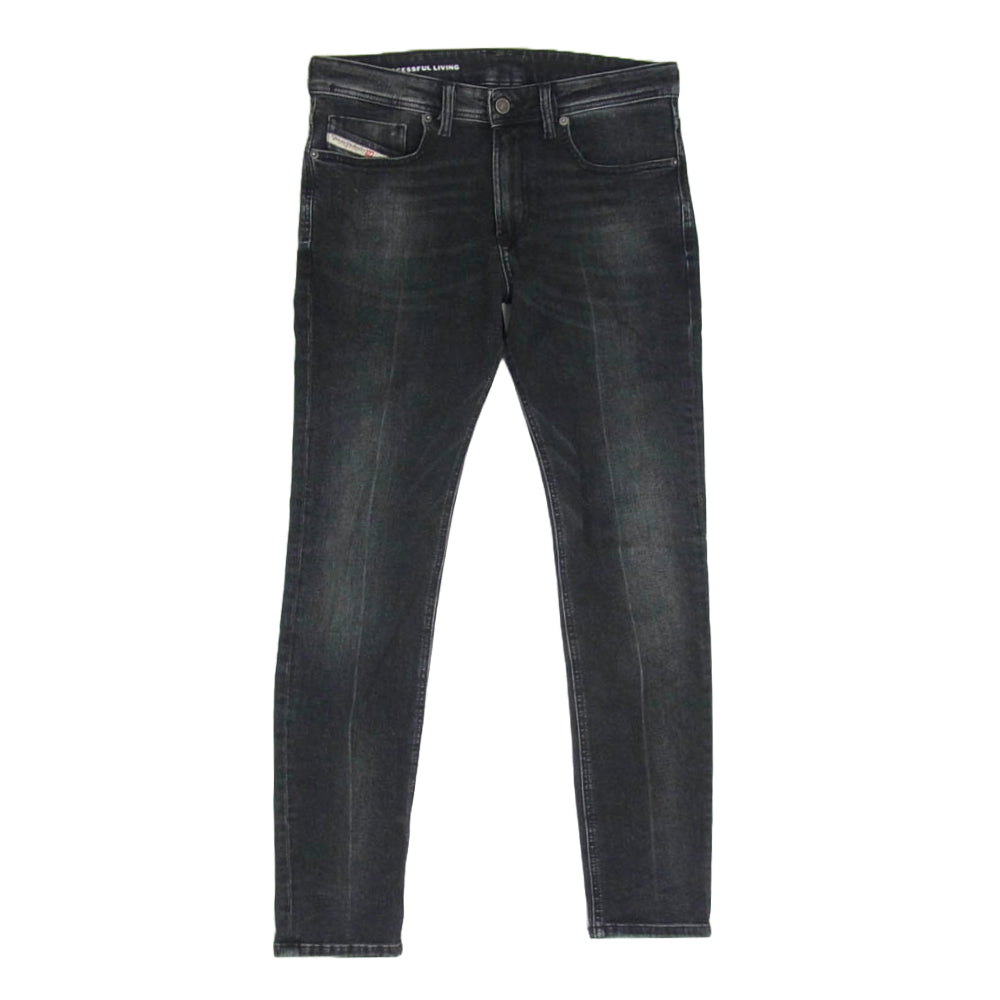 DIESEL ディーゼル SLEENKER ブラック スキニー ストレッチ デニム ブラック系 30【中古】