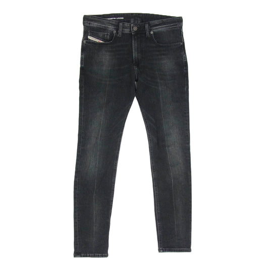 DIESEL ディーゼル SLEENKER ブラック スキニー ストレッチ デニム ブラック系 30【中古】
