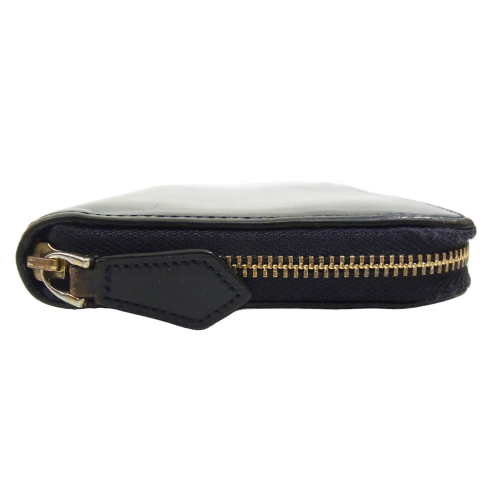 COCOMEISTER ココマイスター London Bridle Gladiateur ロンドンブライドル グラディアトゥールブライドルレザー マットーネ 牛革 長財布 ジッピー ウオレット ネイビー系【中古】