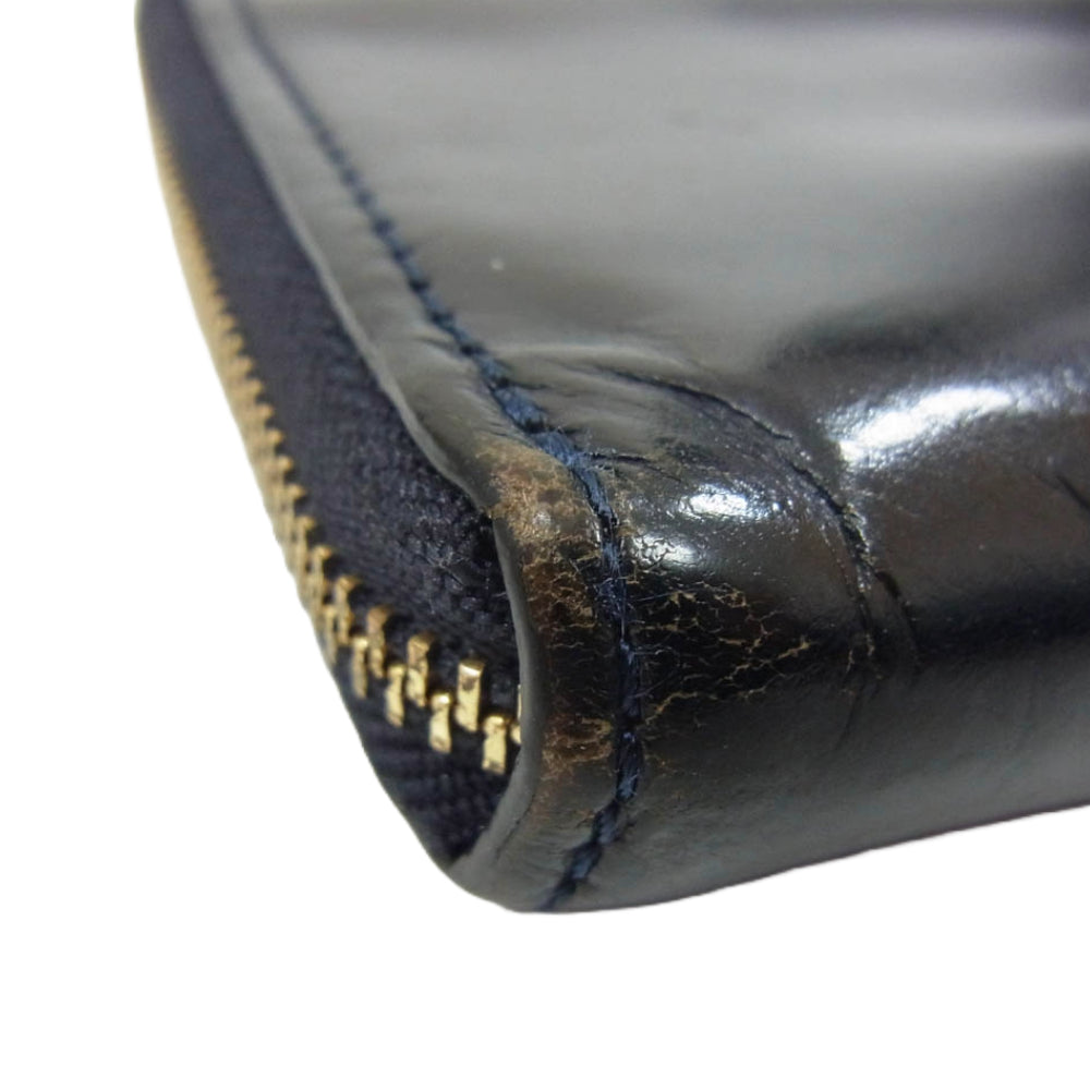 COCOMEISTER ココマイスター London Bridle Gladiateur ロンドンブライドル グラディアトゥールブライドルレザー マットーネ 牛革 長財布 ジッピー ウオレット ネイビー系【中古】