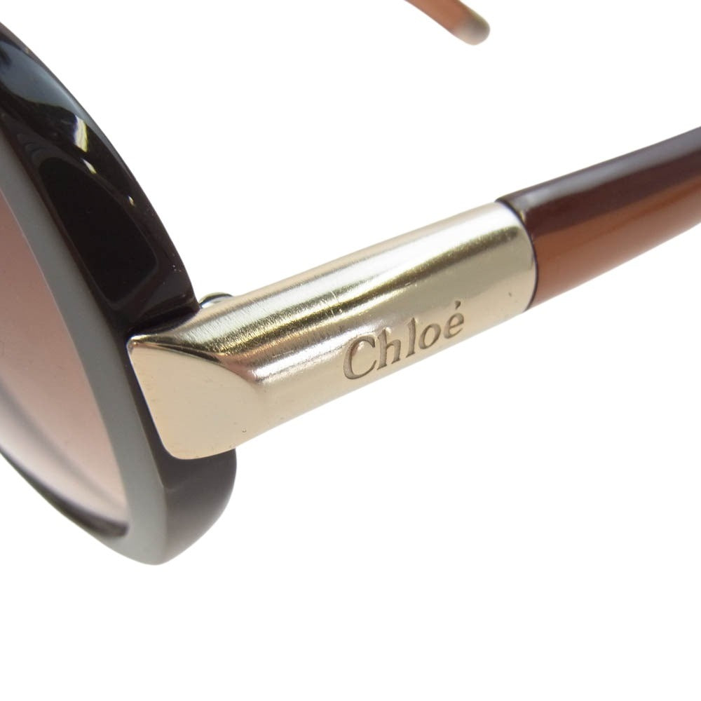 Chloe クロエ サングラス アイウェア ブラウン系【中古】