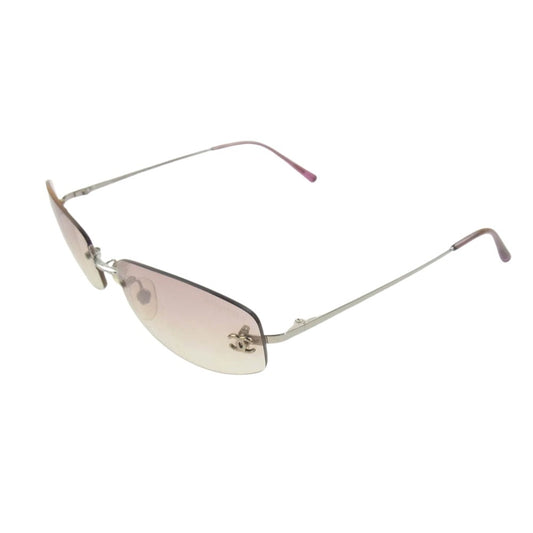 CHANEL シャネル 4002 C124/58 イタリア製 ココマーク グラデーション レンズ サングラス アイウェア ピンク系 57□19 130【中古】