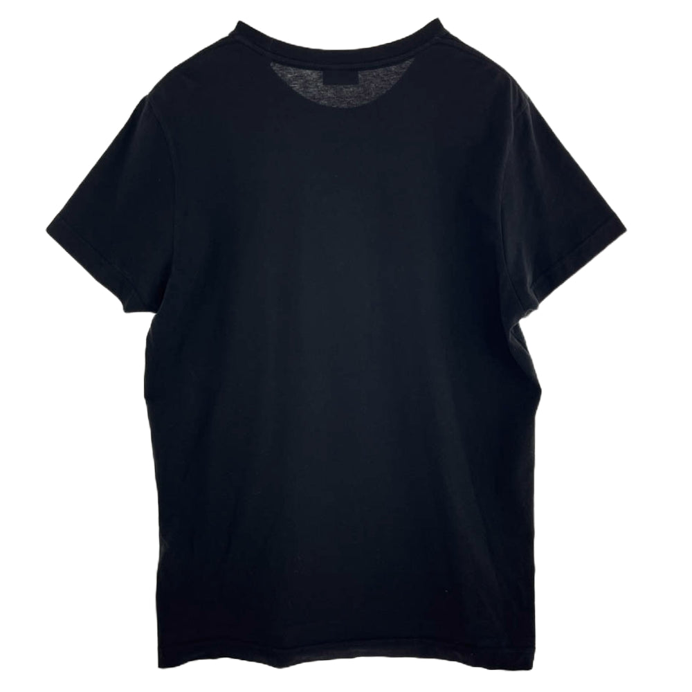DIESEL ディーゼル T-DIEGO-YH DIEGO YH T SHIRT 00SNRE フロントプリント Tシャツ 半袖カットソー ブラック系 L【中古】