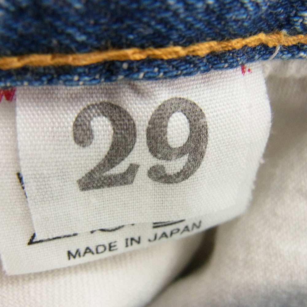WAREHOUSE ウエアハウス Lot 1105 BEAMS PLUS 別注 2ND-HAND セコハン デニム パンツ ジーンズ インディゴブルー系 W29【中古】