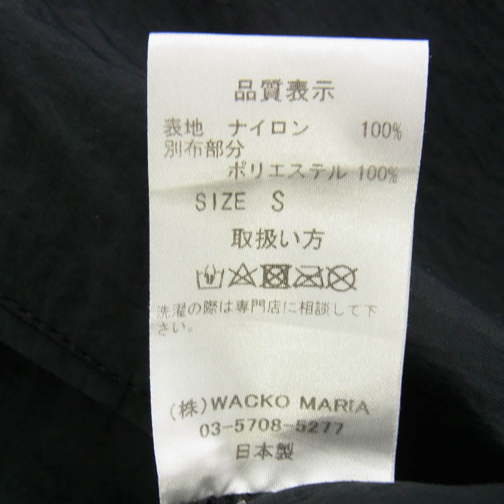WACKO MARIA ワコマリア 24SS BOARD SHORTS TYPE 1 ボード ショーツ ハーフパンツ ナイロン ブラック系 S【中古】