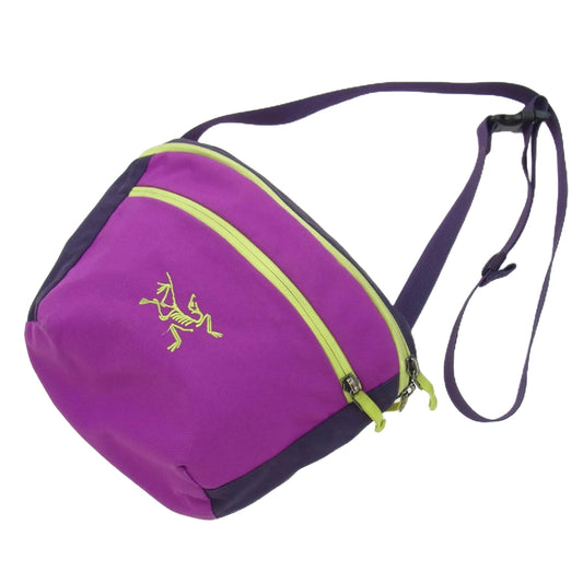 ARC'TERYX アークテリクス X000006100 Mantis 2 Waistpack マンティス ウエストパック ロゴ刺繍 ショルダー バッグ パープル系【中古】