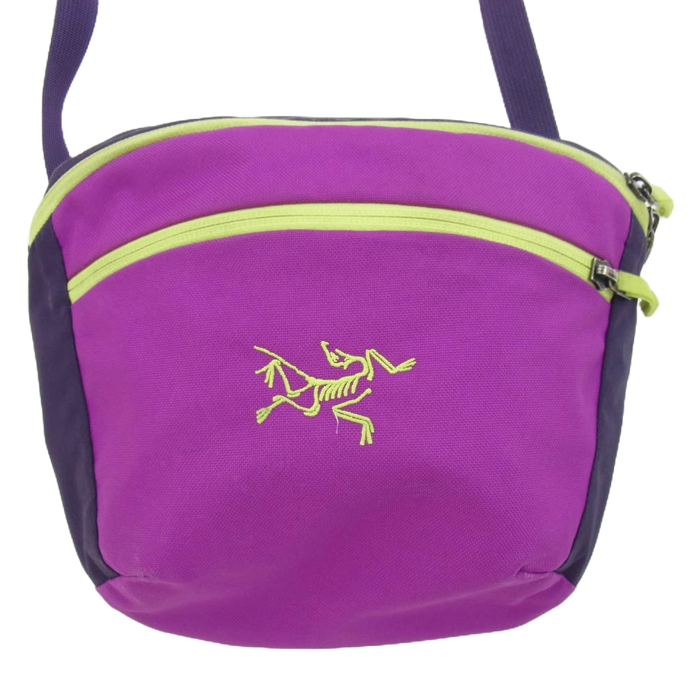 ARC'TERYX アークテリクス X000006100 Mantis 2 Waistpack マンティス ウエストパック ロゴ刺繍 ショルダー バッグ パープル系【中古】