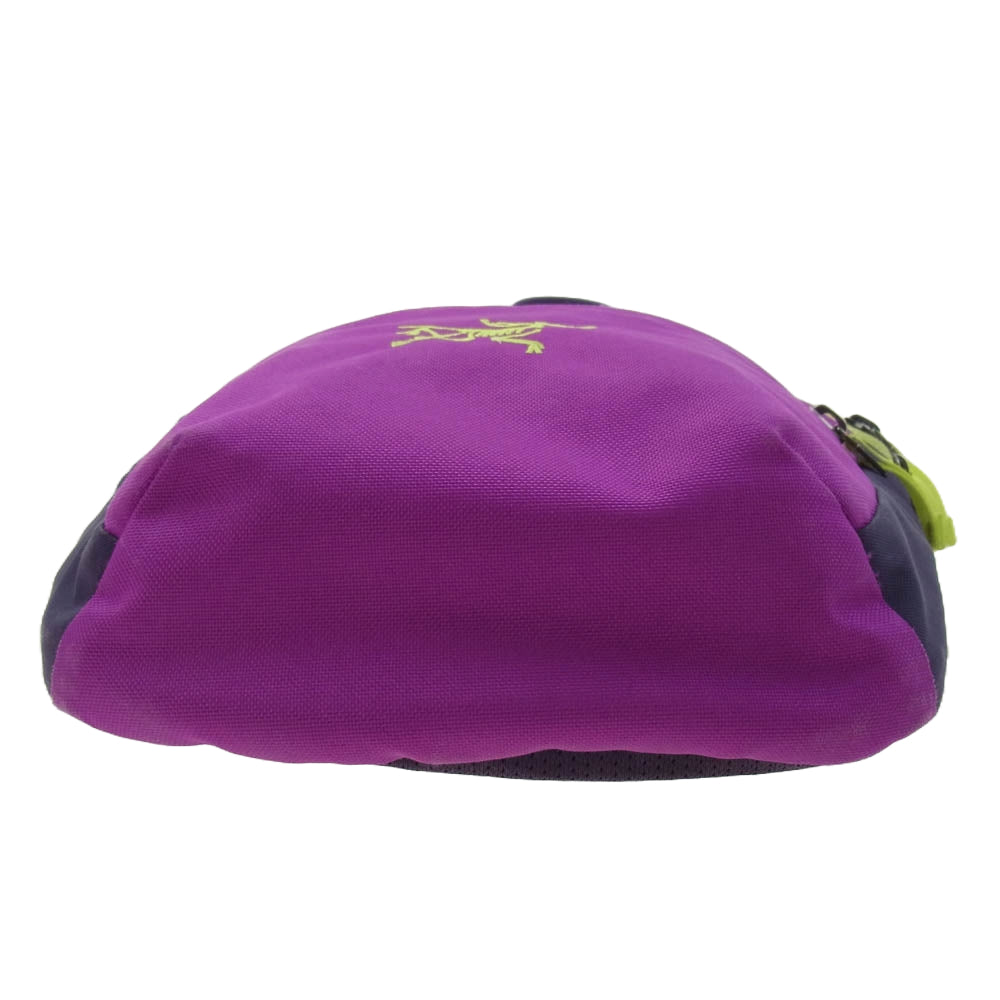 ARC'TERYX アークテリクス X000006100 Mantis 2 Waistpack マンティス ウエストパック ロゴ刺繍 ショルダー バッグ パープル系【中古】