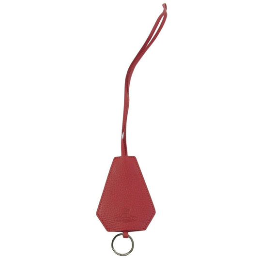 Vivienne Westwood ヴィヴィアンウエストウッド レザー クロシェット キーリング レッド系【中古】