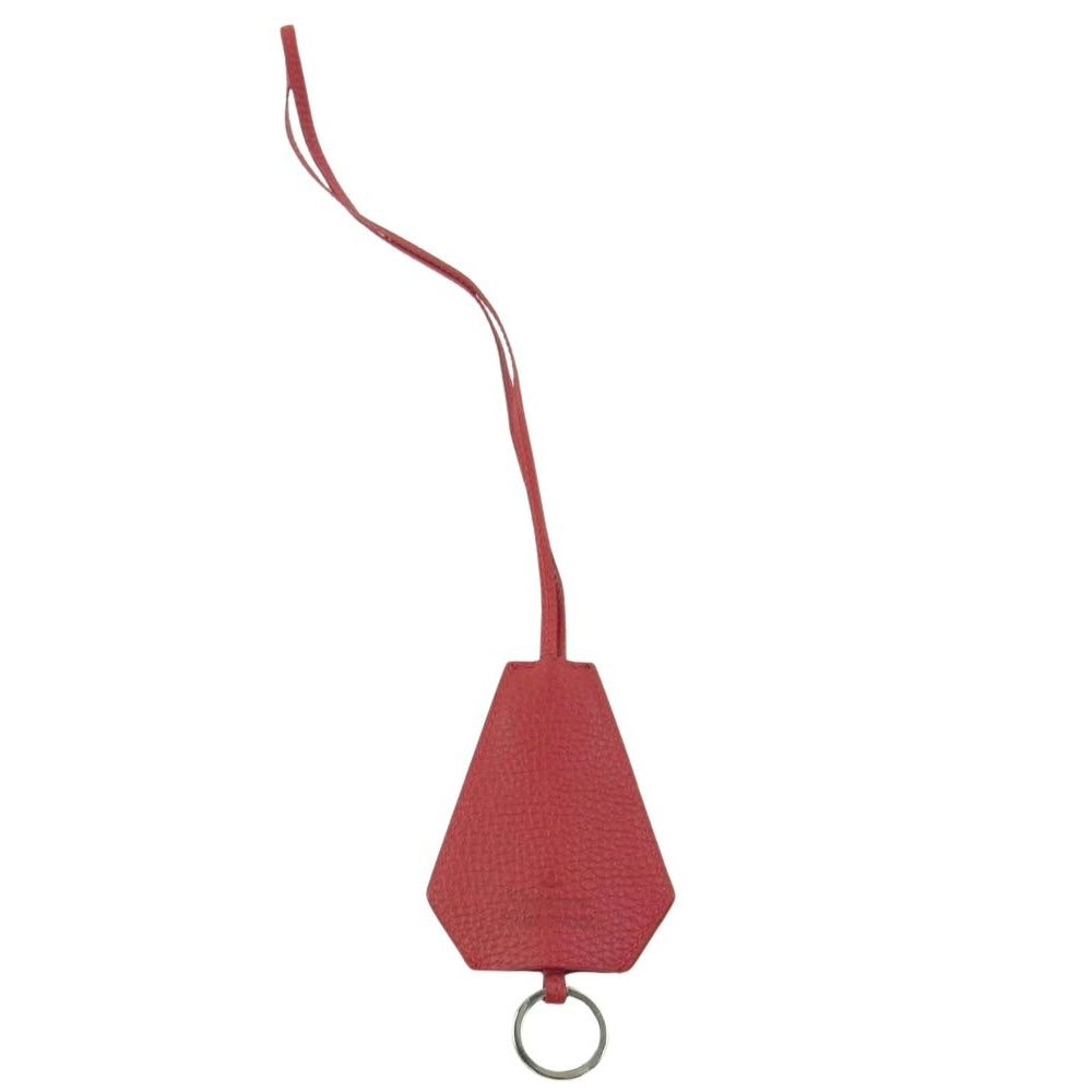 Vivienne Westwood ヴィヴィアンウエストウッド レザー クロシェット キーリング レッド系【中古】
