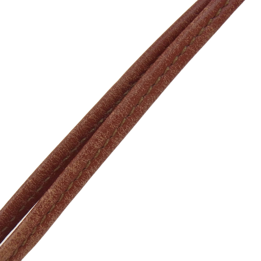 HERMES エルメス シフレ ホイッスル バッファローホーン レザー ストラップ ブラウン系【中古】