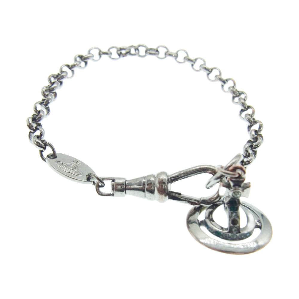 Vivienne Westwood ヴィヴィアンウエストウッド オーブ チェーン ブレスレット シルバー系【中古】