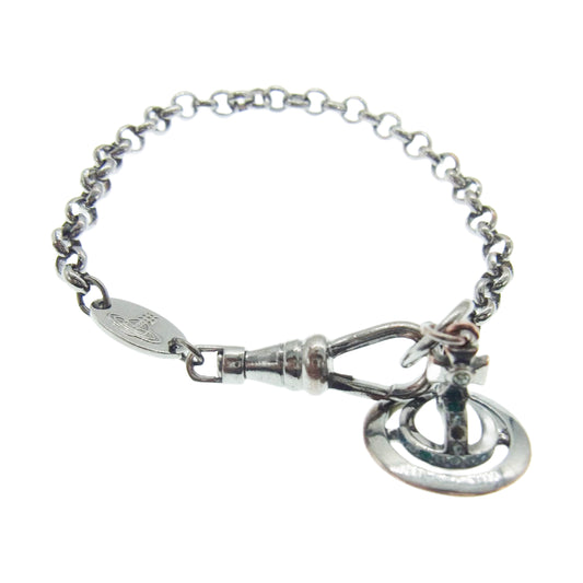 Vivienne Westwood ヴィヴィアンウエストウッド オーブ チェーン ブレスレット シルバー系【中古】