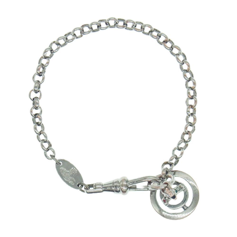 Vivienne Westwood ヴィヴィアンウエストウッド オーブ チェーン ブレスレット シルバー系【中古】